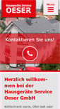 Mobile Screenshot of hausgeraeteservice-oeser.de